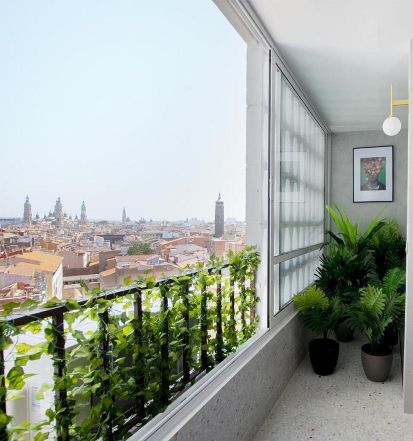 Ferienwohnung El Balcon De Plaza Santo Domingo Saragossa Exterior foto